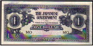 *MALAYA*
________________

1 Dollar

Pk M5c
==================
Japanase Government
================== Banknote