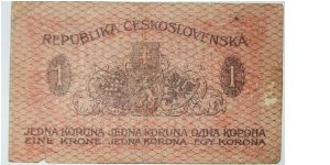 1 korona 1919 Banknote