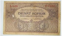 10 korona 1919 Banknote