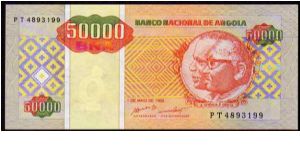 50'000 Kwanzas Reajustados__
Pk 138 Banknote
