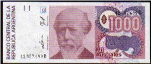 1000 Austral__
Pk 329c__

1988-1990 Banknote