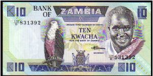 10 Kwacha
Pk 26d

1980-1988 Banknote