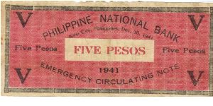 Banknote from Philippines