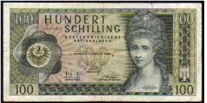 100 Shilling__
Pk 146__

2 Auflage__
02-01-1969
 Banknote