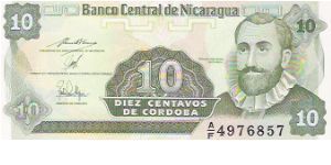 10 CENTAVOS

A/F 4976857

P # 169 Banknote