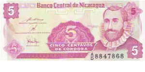 5 CENTAVOS

A/D 8847868

P # 168 Banknote