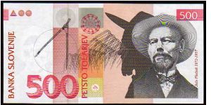 500 Tolarjev
Pk 16b Banknote