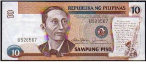 10 Piso
Pk 169a Banknote