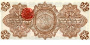 Banknote from Mexico