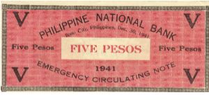 Banknote from Philippines