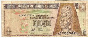 50 centavos; January 9, 1998 Banknote