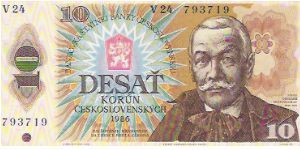 10 KORUN

V24   793719

P # 94 Banknote
