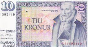 10 KRONUR

A 11595419

P # 48 Banknote
