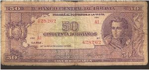 P141
50 Bolivianos Banknote