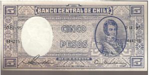 P110
5 Pesos = 1/2 Condor Banknote