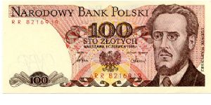 100 Zlotych
Purple/Red 
L Warynski 
Old newspaper Banknote