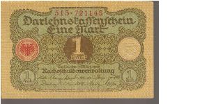 P58
1 Mark Banknote