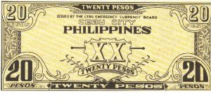 Banknote from Philippines