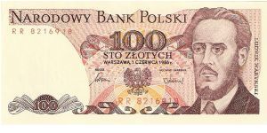 100 zloty; June 1, 1986

Thanks De Orc! Banknote
