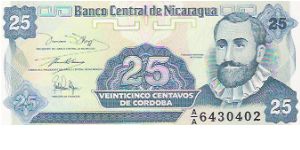 25 CENTAVOS

A/A 6430402

P # 170 Banknote