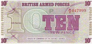 10 NEW PENCE

A/Z  047999

P # M 48 Banknote