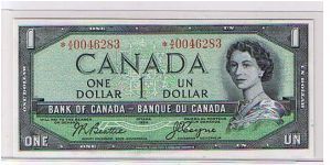 BANK OF CANADA-
 $1.0 * NOTE Banknote