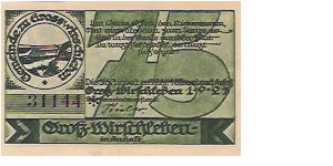 75 PFENNIG Banknote