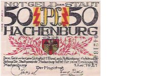 50 PFENNIG Banknote
