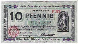 10 PFENNIG

F37 Banknote