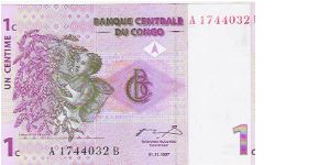 1 CENTIME

A 1744032 B

1.11.1997

P # 80 A Banknote