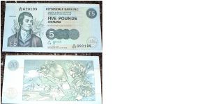 5 Pounds. Clydesdale Bank. Banknote