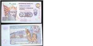 20 Pounds. Clydesdale Bank. Commemorative for 700th Anniversary of Enthronement of King Robert Bruce. Banknote