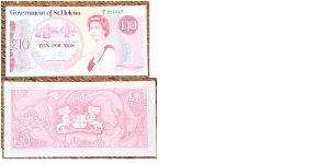 Saint Helena. 10 Pounds. Q Elizabeth II. Banknote