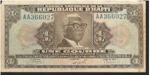 P 230
1 Gourde Banknote