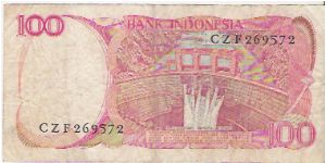 100 RUPIAH

CZF 269572

P # 122 A Banknote
