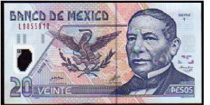 20 Pesos__
Pk 116 a__

17-05-2001
 Banknote