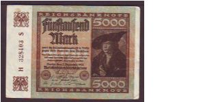 5000 mark
x Banknote
