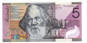 Centennial 5 dollars Banknote