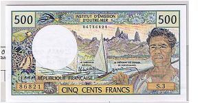 TAHITI 500 FRANCS Banknote