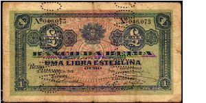 1 Libra/Esterlina__
Pk R 7__

Regional Issues__

Banco de Beira__

Companhia de Mocambique__

Cancelado
 Banknote