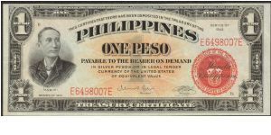 p89c 1941 1 Peso Naval Aviator note Banknote