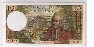 FRANCE- 10 FRANCS Banknote