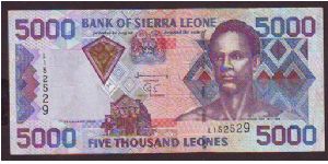 5000 L Banknote