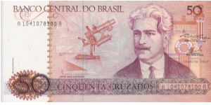 Brazil 50 Cruzados Banknote