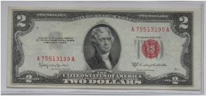 1953C A_A Two Banknote