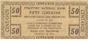 Banknote from Philippines