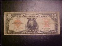 Fr. 123 - The famous 1923 $10 United States Note, or poker chip note as they are called! Banknote