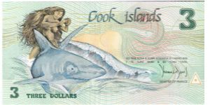 3 dollars; 1987 Banknote