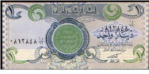 1 Dinar__
Pk 79__

Printing Error
 Banknote