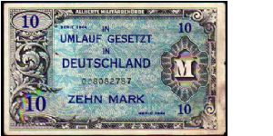 10 Mark__
Pk 194 a__

WWII - AMC
 Banknote